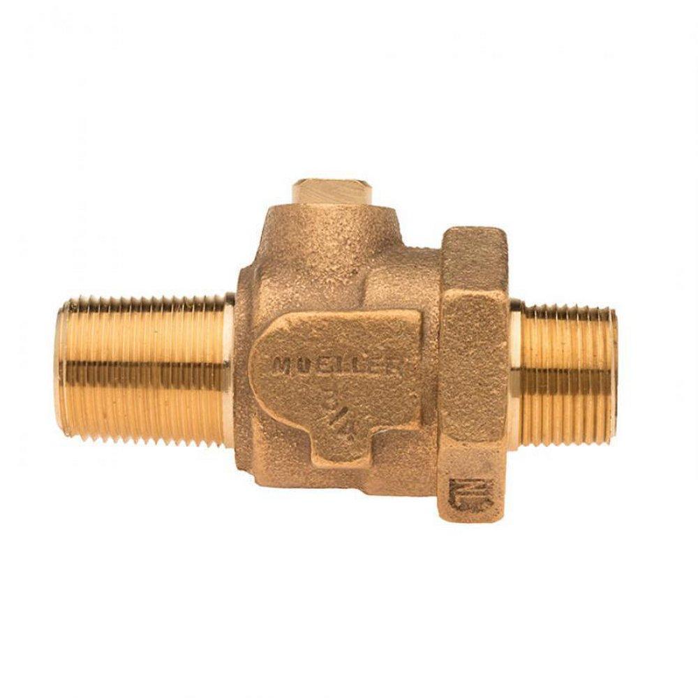 Mueller Company IP Threaded x MIPT Brass Corporation Stop 