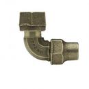 Mueller Company Swivel FSC Inlet x CS Outlet Brass Corp Stop Straight Coupling with Lever Lock 