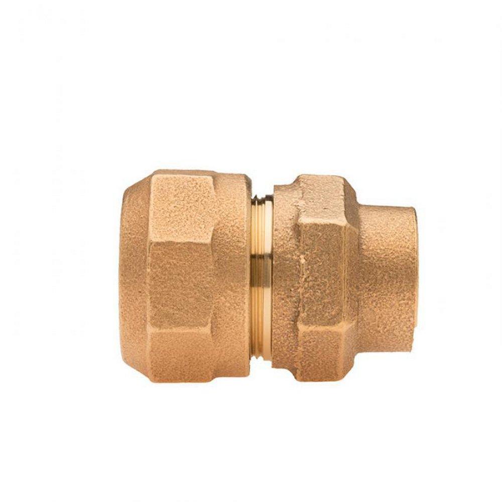 Mueller Company 1 x 3/4 in. Compression x FIP Brass Coupling