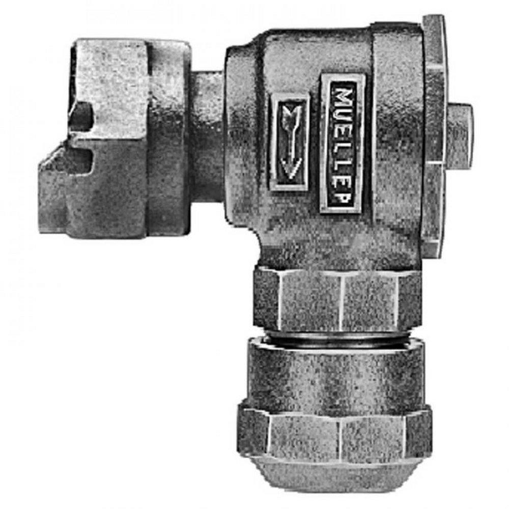 Mueller Company Stainless Steel Meter Swivel Nut x Compression Backflow Preventer 