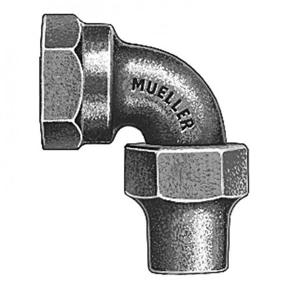 Mueller Company FIPT x Copper Flared Nut Brass Coupling 