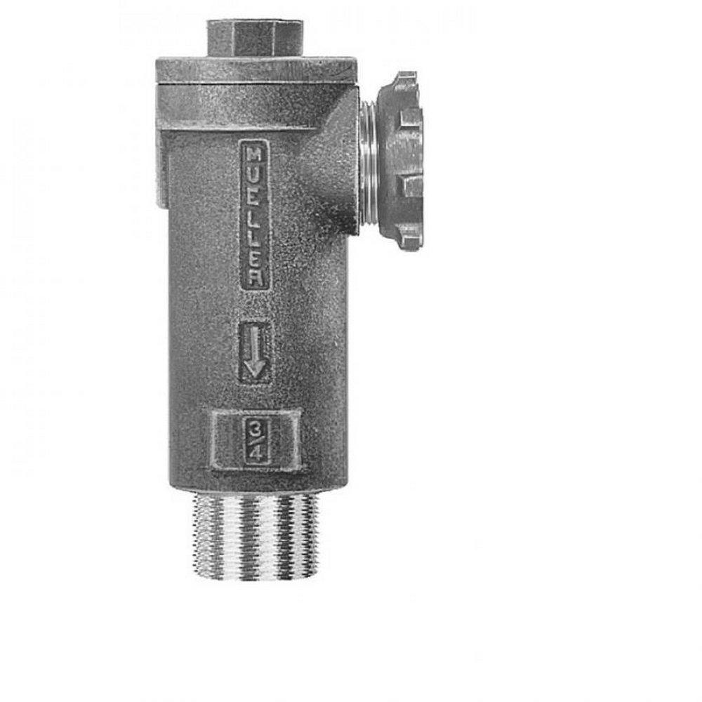 5/8 x 3/4 x 1 in. Lock Nut x MIP Compression Angle Check Valve 