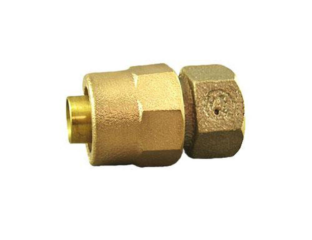Mueller Company Kitec x MIP Brass Straight Coupling 