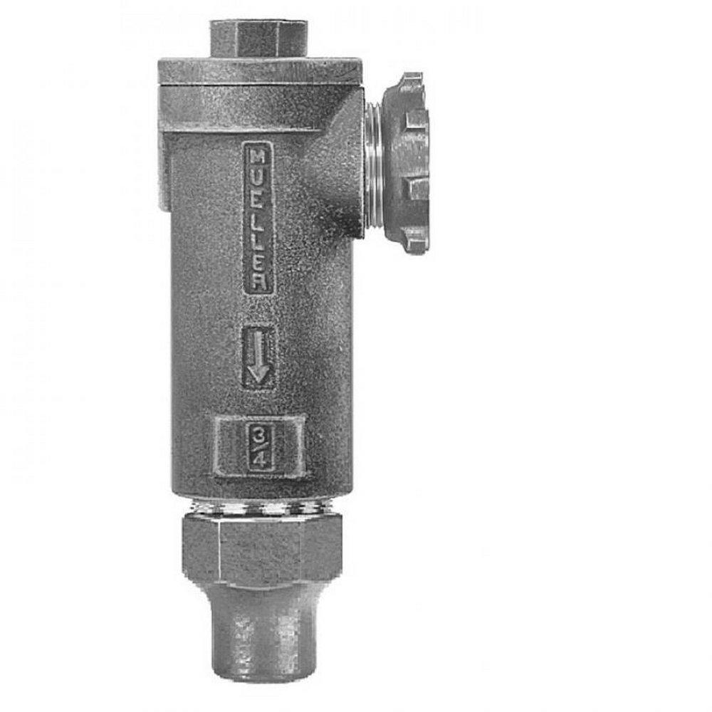 Mueller Company Lock Nut x Flared Angle Check Valve 