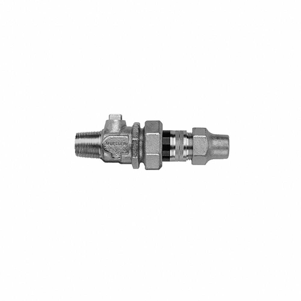 Mueller Company MIPT x Flared Brass Ball Valve Corporation Stop 