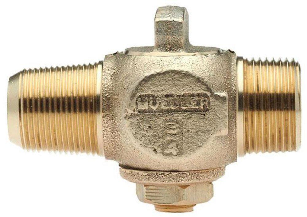 Mueller Company Threaded x IP Threaded Corporation Stop 