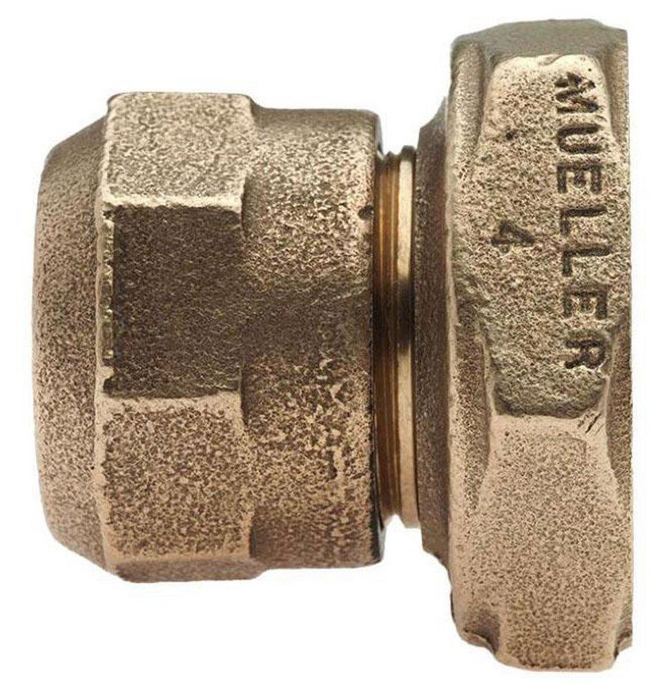 Mueller Company Compression x Flanged Cast Brass Alloy Coupling 