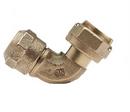 1 in. CTS x Swivel Nut Straight Brass Meter Coupling