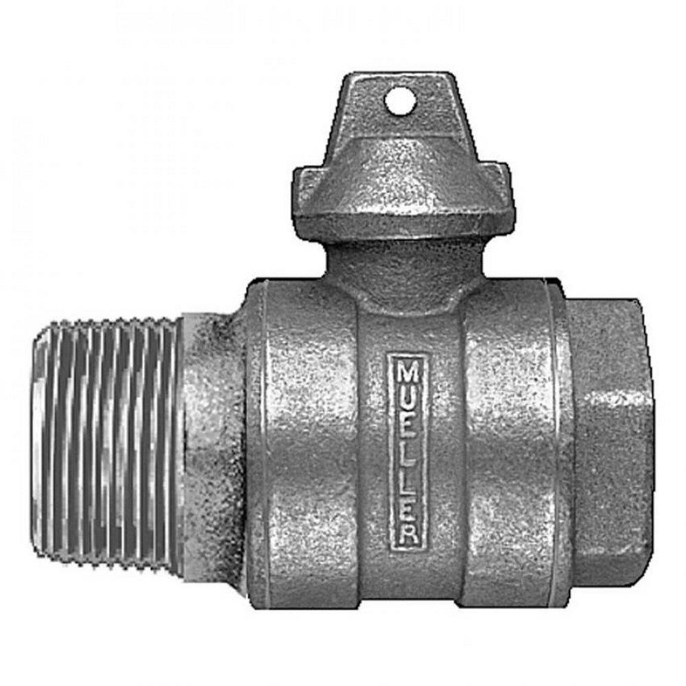Mueller Company FIP x MIP In-Line Ball Curb Valve 