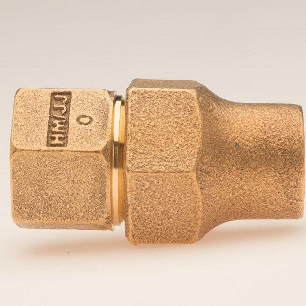 Mueller Company Copper Flared Nut x FIP Brass Coupling 