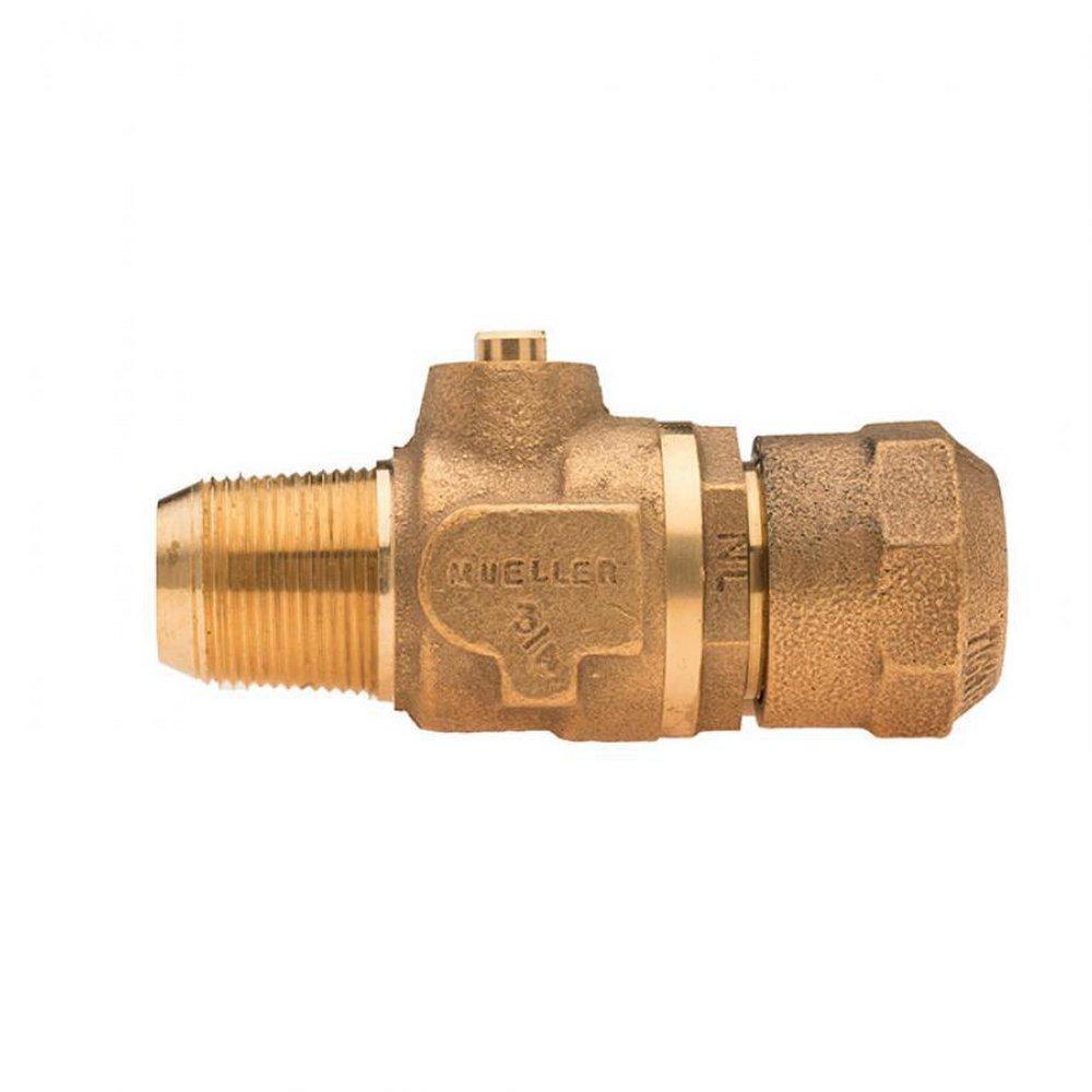 2 in. Brass Ball Valve Corporation Stop | Mueller Company | Ferguson