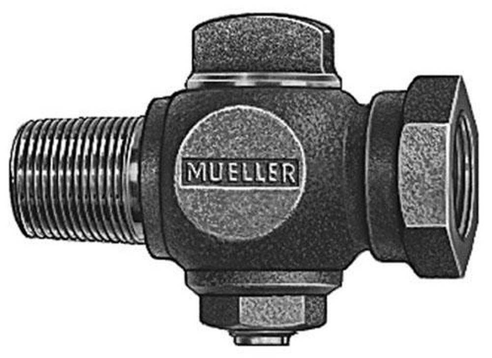 Mueller Company IP Threaded x FIPT Brass Corporation Stop 