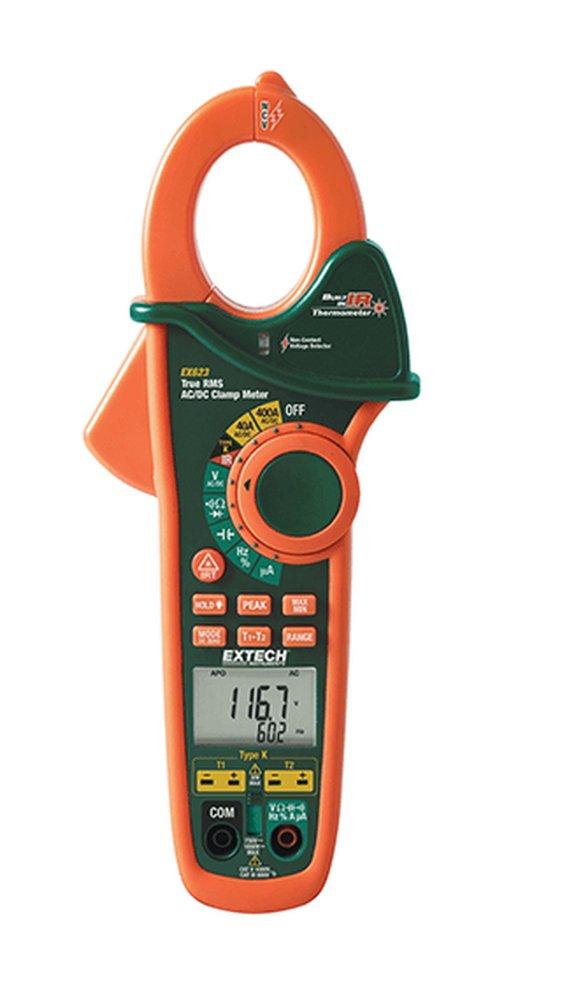 Extech Instruments Orange AC or DC Clamp Motor 