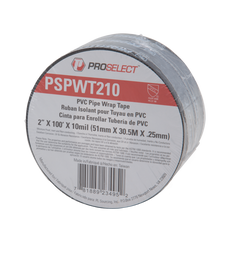 2 in. x 100 ft. Black PVC Pipe Wrap Tape