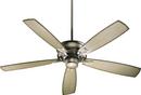 Quorum International Antique Flemish 90W 5-Blade Ceiling Fan with 60 in. Blade Span and Light Kit 