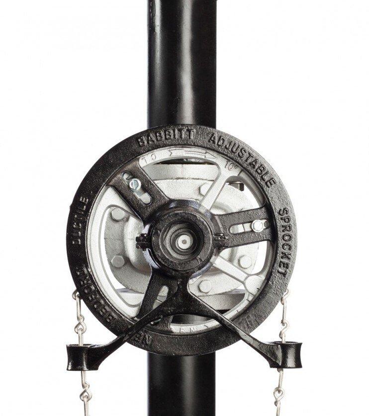 Babbitt Steam Specialty Ductile Iron Rim and Guide 