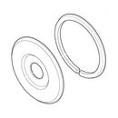 Pfister Polished Chrome Plastic Flange 