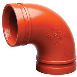 6 x 6 x 4 in. Grooved Galvanized Lateral Wye