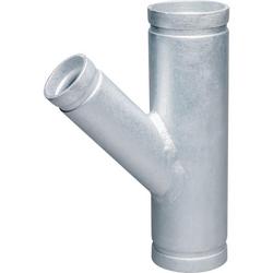 10 X 10 X 5 Galvanized Grooved LATERAL 30