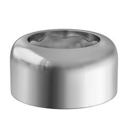 2 in. Steel Deep Box Escutcheon in Chrome
