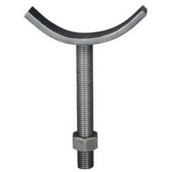 4 in. Carbon Steel Adjustable Pipe Saddle Support Black