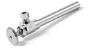 McGuire Manufacturing Chrome Plated Sweat x OD Tube Wheel Angle Supply Stop Valve in Chrome Plated 