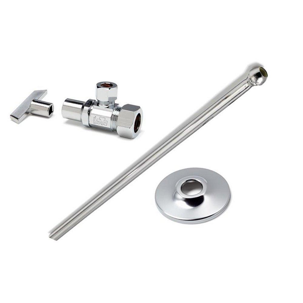 McGuire Manufacturing Chrome Plated Sink 1/2 in x 3/8 in. x 2-3/8 in. Supply Kit 