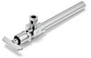 McGuire Manufacturing Chrome Plated Sweat x OD Tube Loose Key Angle Supply Stop Valve in Chrome Plated 