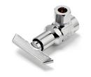 1/2 x 3/8 in. Sweat x OD Tube Loose Key Angle Supply Stop Valve in Chrome Plated