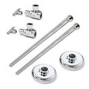 Sink 1/2 in. Supply Kit in Chrome Plated