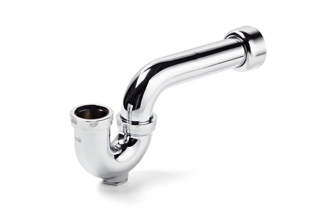 McGuire Manufacturing Chrome Plated 17 ga P-Trap with Cleanout in Chrome plated 