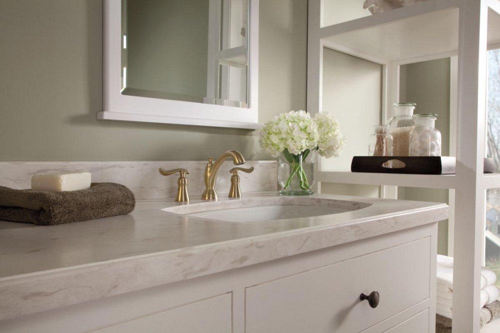 Delta Faucet Brilliance Champagne Bronze Two Handle Widespread Bathroom Sink Faucet with Pop-Up Drain Assembly 