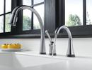 Delta Faucet Arctic Stainless Single Handle Pull Down Touch Activated Kitchen Faucet with Two-Function Spray, Magnetic Docking and Touch2O Technology 
