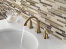 Delta Faucet Brilliance® Champagne Bronze Two Handle Widespread Bathroom Sink Faucet with Pop-Up Drain Assembly 