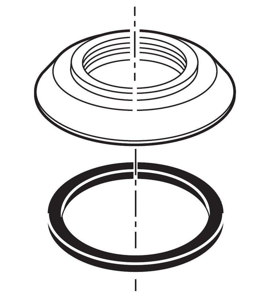 Delta Faucet Venetian Bronze Handle Base and Gasket 