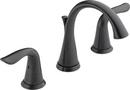 Delta Faucet Venetian Bronze Two Handle Widespread Bathroom Sink Faucet with Pop-Up Drain Assembly