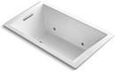60 x 36 in. Total Massage Drop-In Bathtub with Reversible Drain in White