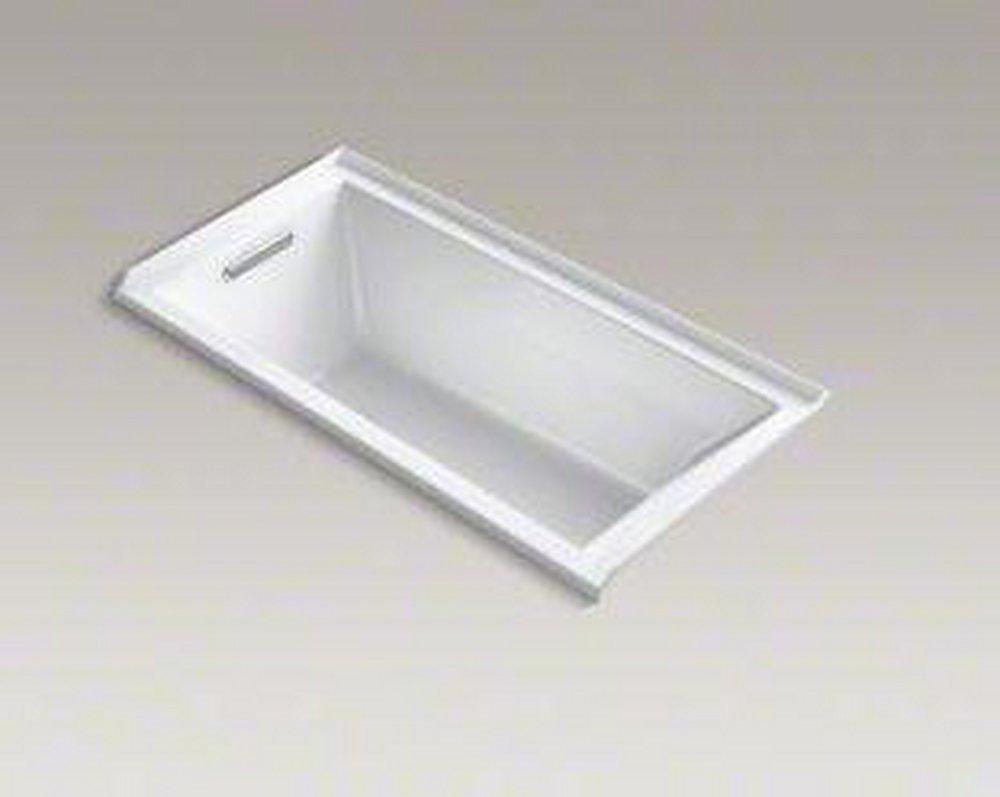 KOHLER White 60 x 30 in. Soaker Alcove Bathtub Left Drain 