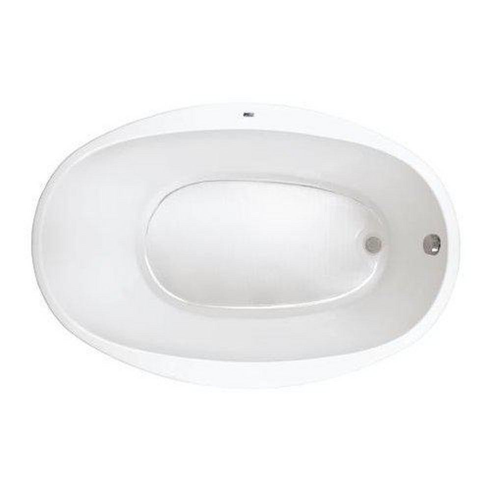 PROFLO® 58 x 38 in. Soaker DropIn Bathtub with End Drain in White