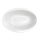 PROFLO&reg; White 58 x 38 in. Drop-In Bathtub with End Drain in White 