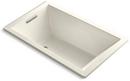 KOHLER Biscuit 60 x 36 in. Drop-In Bathtub with End Drain 