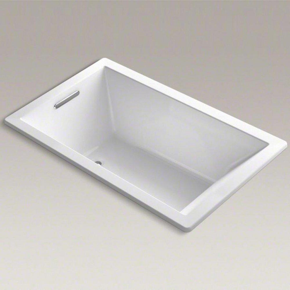 60 x 36 in. Air Bath DropIn Bathtub with End Drain in White KOHLER