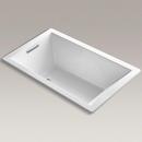 60 x 36 in. Air Bath Drop-In Bathtub with End Drain in White