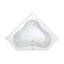 PROFLO® White 60 x 60 in. Soaker Corner Bathtub with Front Center Drain 
