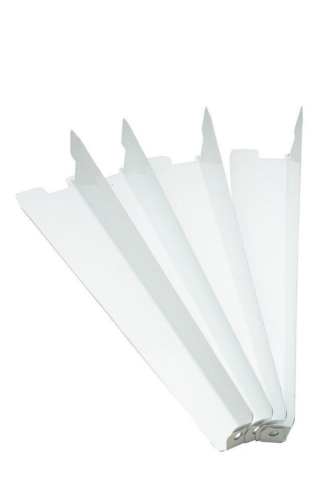 PROFLO&reg; White Legs F/Pflt Set 4 White 