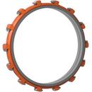 Victaulic Flanged x Grooved Black Ductile Iron Nipple 