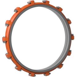 8 X 6 Galvanized 125# Flange X Grooved Nipple 41