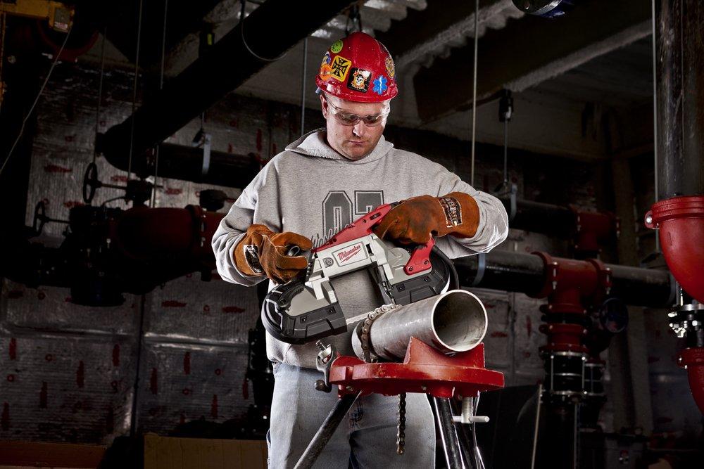 Milwaukee&reg; Red Deep Cut Variable Speed Band Saw Kit 