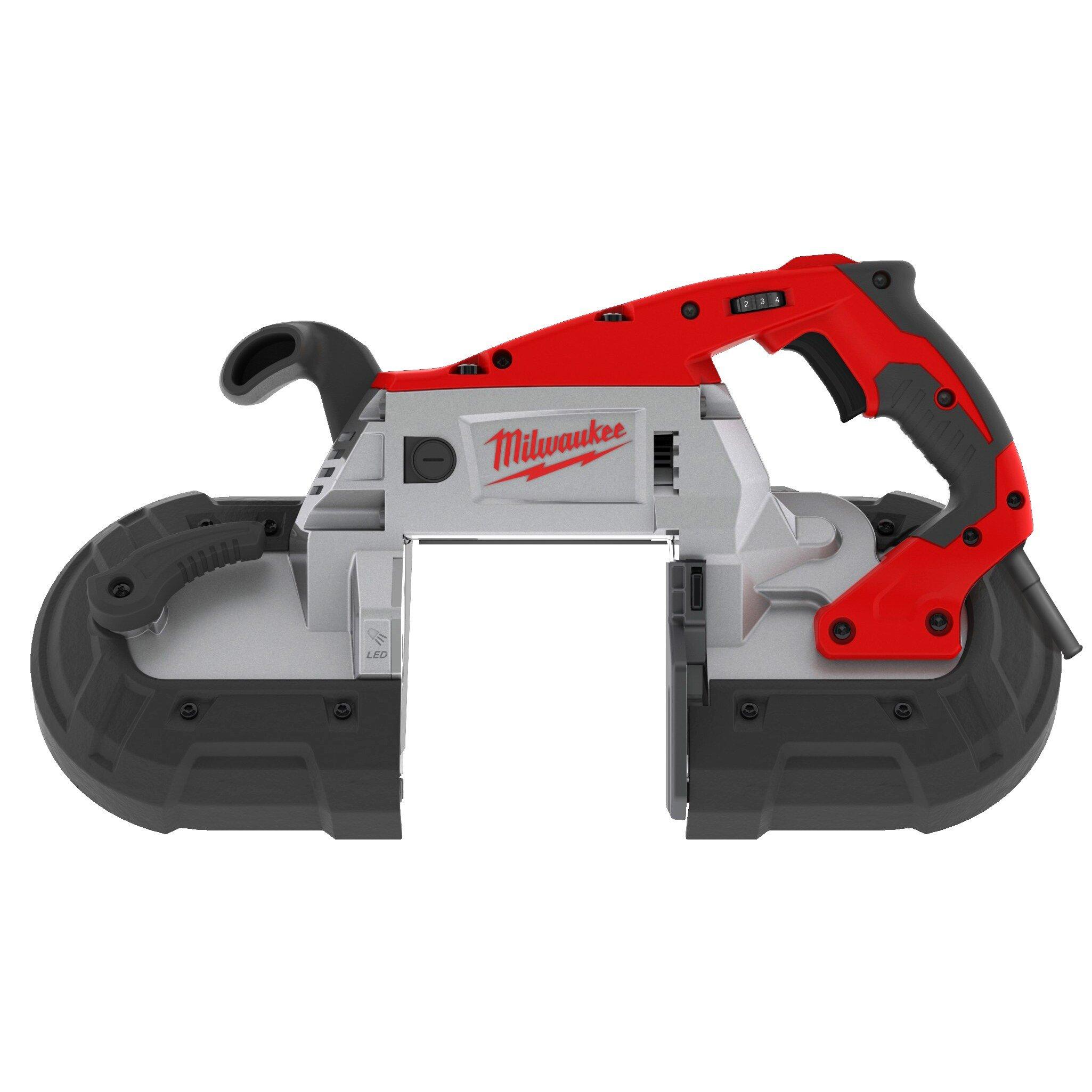 Milwaukee&reg; Red Deep Cut Variable Speed Band Saw Kit 