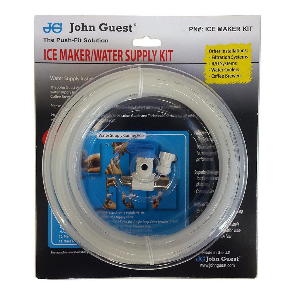 John Guest White 1/4 in. Push Ice Maker Kit in White 